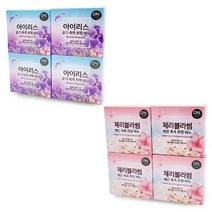 플라워에센스 크림거품 미용비누 4P 고체비누 비누거품 클렌징비누 핸드솝, 1개, 아이리스
