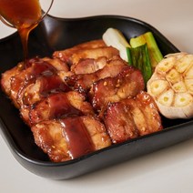 오븐구이 통삼겹 슬라이스 2종 혼합 4팩 ( 600g ), 02. 통삼겹 갈비천왕맛 4팩 HX03