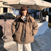 여성 경량 오버핏 숏 패딩 가볍고 따뜻한 데일리 오피스 c9