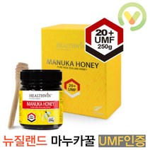 헬스윈 뉴질랜드 마누카꿀 UMF20 250g (허니디퍼 포함 개별선물박스), 1개, 기본