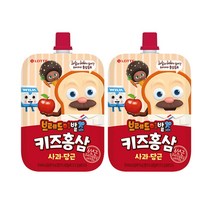 브레드이발소 키즈홍삼 사과당근 100ml 20팩