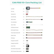 오픈파일럿 openpilot 컨트롤 키트 CUAV CAN PDB 캐리어 보드 V5 plus 코어 자동 조종 장치 Pixhawk 비행 컨트롤러 RC Drone 헬리콥터 비행 시뮬레이, [01] CAN PDB V5 plus
