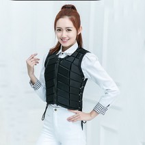 코스토프 남녀공용 고급 승마 복장 안전 조끼 용품, 블랙 set, M