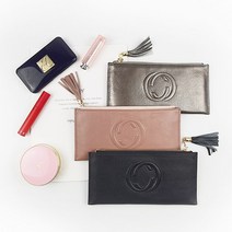 NEW 테슬 리얼 소가죽 장지갑 편지봉투 슬림 카드지갑