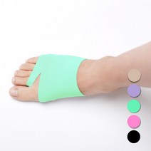 하하비샵 1mm 가벼운 발바닥부터 발등까지 감싸는 평발 굳은살 예방 발볼잡아주는 보호대 1매입, 민트