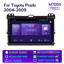 NaviFly For Toyota Land Cruiser Prado 120 3 Lexus GX470 J120 2002 2009 Android Carplay 자동차 라디오 플레이어, M700S 7862 8G 128G
