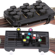 명상 힐링 안정 Guitar Chord Practice Tool Guitar Learning System Teaching Practrice Aid with Nine Univers, [5] Gold