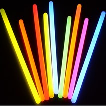 응원도구 야광봉 발표회 스틱 재롱잔치 연주회 24개, 10x300 모노크롬 그린 48개입