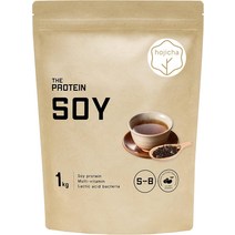 자프로 THE PROTEIN 소이 프로틴 식물성 단백질 파우더 1kg (호지차 맛) 타케우치제약