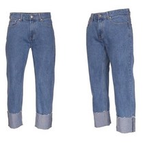 롤업스타일 세련된 유행하는 남성청바지 스트릿패션