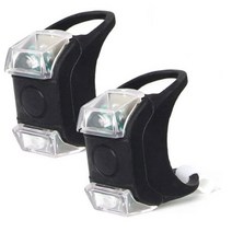 실리콘 LED 라이트 전조등, 블랙 x 2개입, 2개