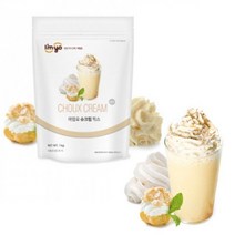 슈크림 믹스 1kg 슈크림라떼 슈크림프라페 프라페가루, 1