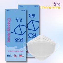 브랜드없음 [KT알파쇼핑]청정 숨편한 KF94 마스크 대형 3중 국산원자재 국내생산 성인용, 10매입, 10개, 화이트