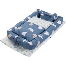 칠나무 어린이 유아 아기 침대 휴대용 여행용 3, B