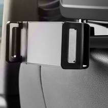 차량용 뒷좌석 헤드레스트 휴대폰 태블릿 거치대, 블랙컬러, 1개
