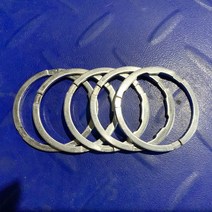 스프라켓 자전거 5pcs 1.85mm 2.0mm 카세트 로우 스페이서 허브 코그 링 11 12 속도 휠 스프로킷 심, 5pcs 1.85 합금