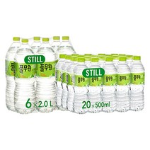 풀무원샘물 풀무원 2L 6병 + 500ml 20병 총26병, 단품, free