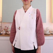 윤슬 촘촘한 누비 개량한복 코스모스 조끼바지 생활한복