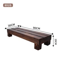 평상마루 야외 평상만들기 옥상 캠핑장 실외 정원, 1㎡, 베란다발90*30*20CM탄색