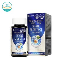 오메가3 EPA DHA 멀티비타민 미네랄 혈행개선 눈건강 1350mg x 60캡슐, 2개