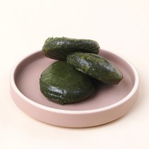 [고수록 식품]생모시 개떡 400g 식사대용 떡선물 답례떡, 8개