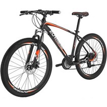 EUROBIKE 산악 자전거 OBK 27.5 바퀴 Daul 디스크 브레이크 21 속도 남성, Aluminum Frame Orange
