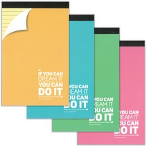 아이윙스 2000 바른손 B6 컬러 메모패드 절취가 쉬운 메모장, 랜덤