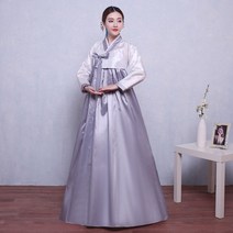전통 한복 개량 여성 궁전 무대 공연복 무용