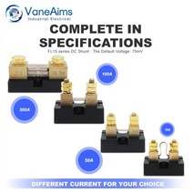 션트 FL-15 5A10A50A100A200A500A600A 50mV 75mV 100mV DC 전류계 아날로그 신호 저항 전문 만든 데이터 수집, 500A, 0.25 Class_75mV