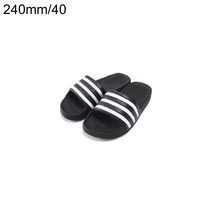 [특] PVC 삼선슬리퍼 실내화 240mm 국내생산 검정 40켤레