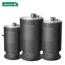 뉴테크 화목난로 캠핑난로 4종 모음, 원형 화목난로 25평, 1