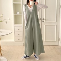 수키 면 오버핏 점프수트 1095990