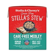 [공식] 스텔라앤츄이스 강아지 습식사료 케이지 프리 메들리 스튜 311g