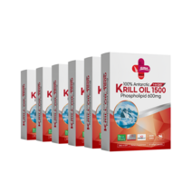 [뉴질랜드직배송] SPH 크릴오일(심혈관 뇌혈관) 1 500mg (인지질 600mg) 30 캡슐 - (1개월분) X6, 1개