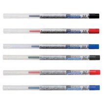 유니 스타일핏트 유성 리필심, 0.7mm, 레드