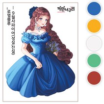 단종품 [ 9월 사파이어 ] 까만너구리 여자 공주 소녀 인물 스티커 빈티지 저널 다꾸 47번 [허니마켓], 스노우화이트