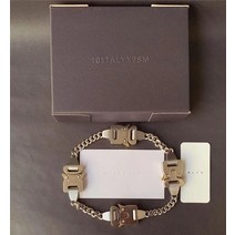 2022ss alyx 목걸이 남성 여성 1:1 1017-alyx-9sm 매력 목걸이 중공 투각 편지 스테인레스 스틸 체인