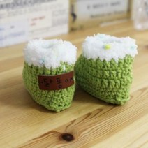 (DIY)태명 아기덧신 털부츠 만들기, 핑크/태명라벨(선택시 이름남겨주세요)