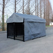 [스트롱독] 강아지 대형견 울타리 펜스 철장 견사 천막 M, 상세 설명 참조