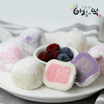 아침에떡 [아침에떡]아이스 생크림 찰떡 40개입/2가지맛, 블루베리  (40개입)