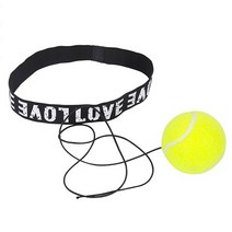 스피드볼 펀치볼 복싱 매직볼 리액트 기재 미트 훈련, T04-목화머리 라이트 그린 테니스볼