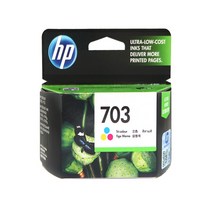 HP정품 CD887AA NO.703 검정 데스크젯 F735 D730 K109A K209A 잉크, CD888AA(컬러)