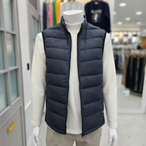 올젠 구스다운 경량 하이넥 집업 베스트(ZOC4VP1301DGN)