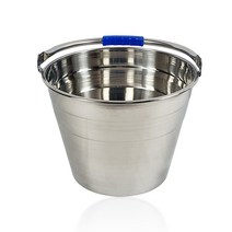 스텐 바케스 양동이 국내생산 들통 바스켓 (중/대), 대(34cm)
