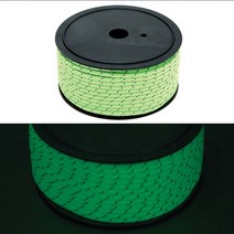 야광 반사 스트링 50M (캠핑 텐트 타프 형광 로프 안전 반사끈 두께 5mm)