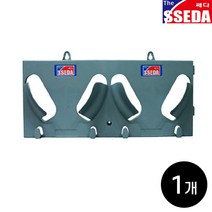 안전모 거치대 SSEDA 1구용 2구용 헬멧 걸이대 (플라스틱) / 헬멧 모자 건설 작업 머리보호 머리 보호대 건설안전작업모, 2구용 안전모걸이대, 1개