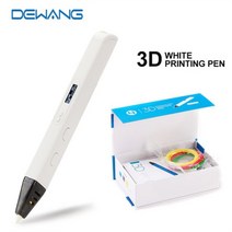 3d펜필라멘트 어린이3d펜 필라멘트 3d펜 3d펜인두기 저온 작품, 유럽 연합, 흰색 펜
