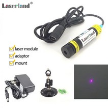 405nm UV 자외선 보라색 파란색 200mW 100mW 포인트 도트 다이오드 레이저 모듈 1668, 100mw_EU 플러그
