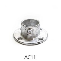 아시바 파이프 클램프 AC11 / 원형 사각 연결 조인트 각파이프, 단품
