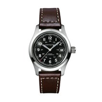 H70455533 해밀턴 HAMILTON 카키필드 오토 가죽시계